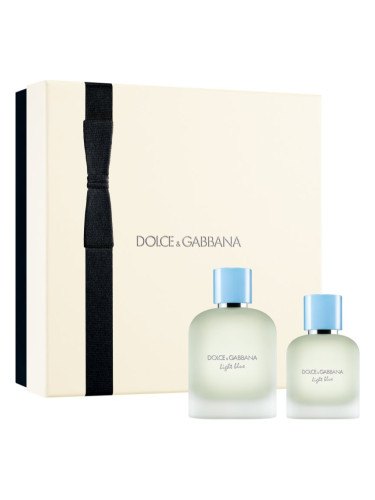 Dolce&Gabbana Light Blue Pour Homme EDT Duo Gift Set NEW подаръчен комплект за мъже