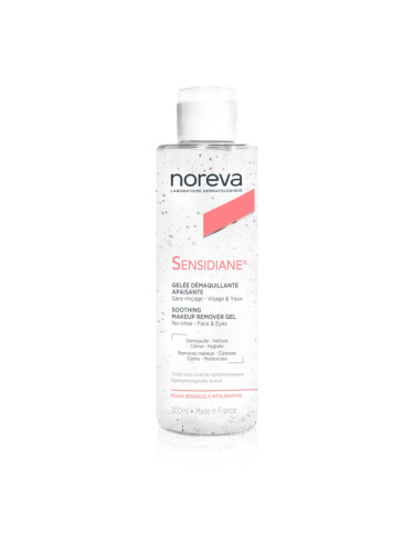 Noreva Sensidiane Soothing Make-up Remover Gel почистващ и премахващ грима гел 200 мл.