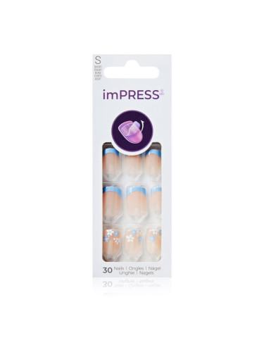 KISS imPRESS The No Glue Mani Изкуствени нокти самозалепващ се 30 бр.
