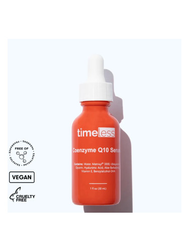Антиоксидантен серум за лице подмладява с Q10 TIMELESS SKIN CARE Coenzyme Q10 Serum