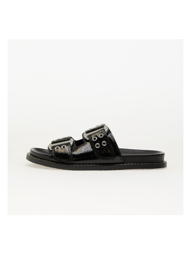 Сникърси Steve Madden Agent Black Crinkle Patent EUR 36