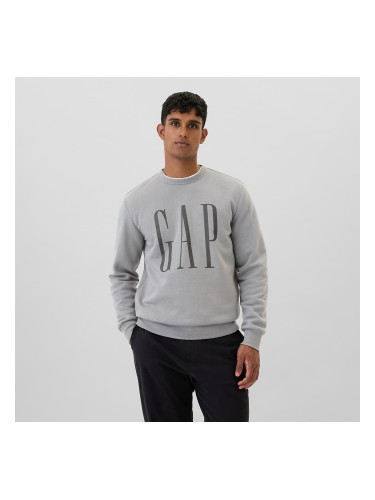 Суитшърт GAP Fleece Sweatshirt Pilot Grey M