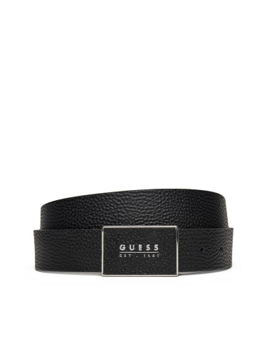 Мъжки колан Guess BMDJTUP5235 Черен