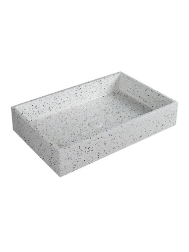 Умивалник за монтаж на плот Dion Stracciatella CS-0069-E3