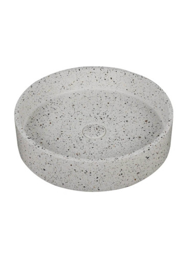 Кръгла мивка за монтаж на плот Elpis Stracciatella CS-0003-E3