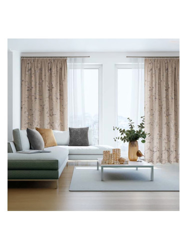 ПЕРДЕ ПЛЪТНО С ПЕРДЕЛИК 140/270СМ