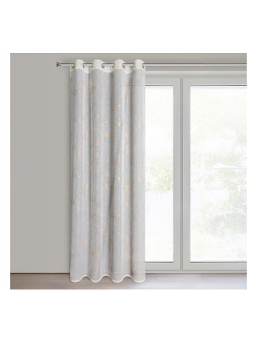 ПЕРДЕ ПОЛУПРОЗРАЧНО С КАПСИ 140/250СМ