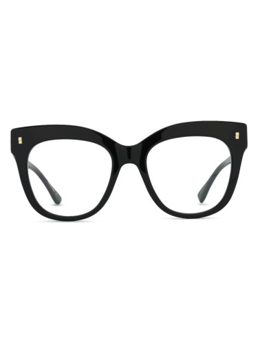 DSQUARED2 D2 0098 807 19 51 - диоптрични очила, квадратна, дамски, черни
