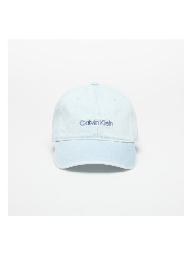 Шапка Calvin Klein Jeans Logo Embroidery Cap Light Wash Denim Universal