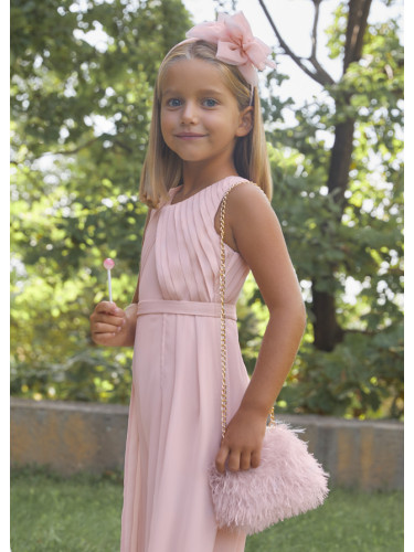 Детска чанта в светлорозов цвят Abel & Lula