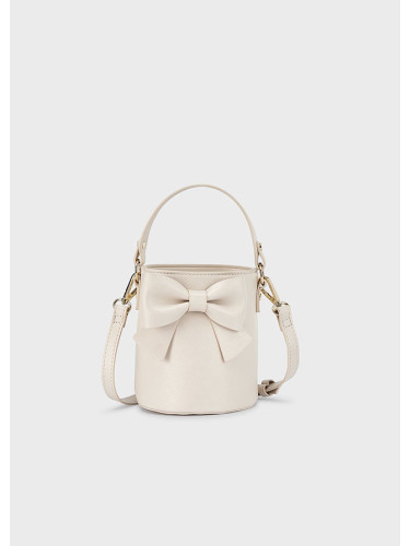 Детска чанта в бежов цвят с панделка Mayoral