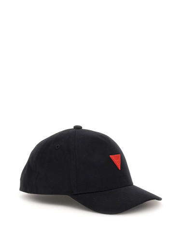 Детска шапка с козирка в черен цвят Guess