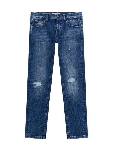 Детски дънки в тъмен деним с накъсан ефект Guess