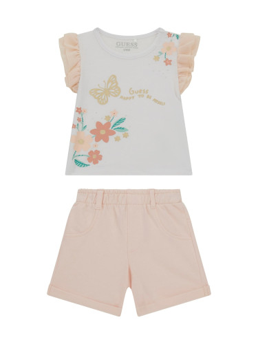 Комплект къс панталон и тениска Guess
