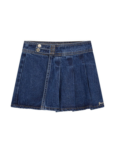 Къса пола - панталон от тъмен деним Guess