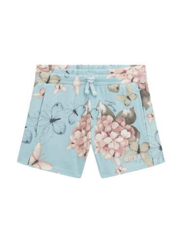 Детски къс панталон в син цвят Guess