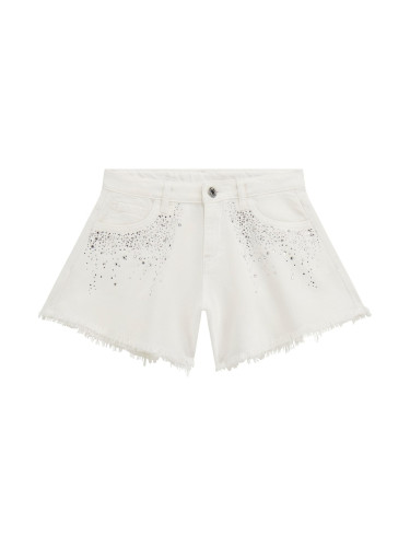 Детски къс панталон в бял цвят Guess