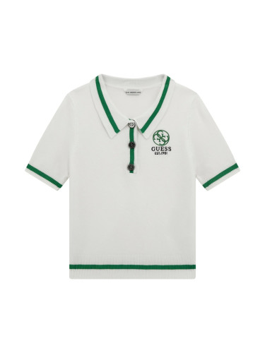 Детска блуза от фино плетиво с яка Guess