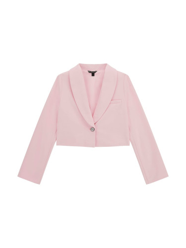 Детско късо сако в розов цвят Guess