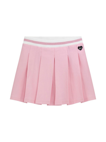 Детска плисирана пола в розов цвят Guess