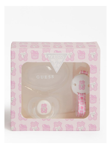 Бебешки подаръчен комплект в розов цвят Guess
