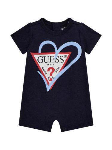 Бебешки гащеризон в тъмносин цвят Guess