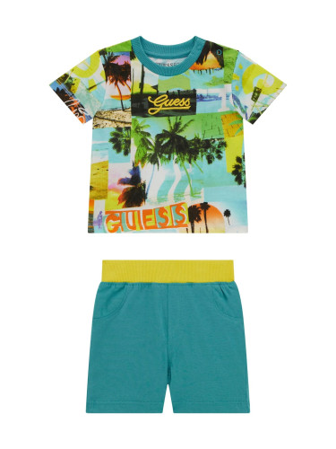 Бебешки комплект от две части с палми Guess