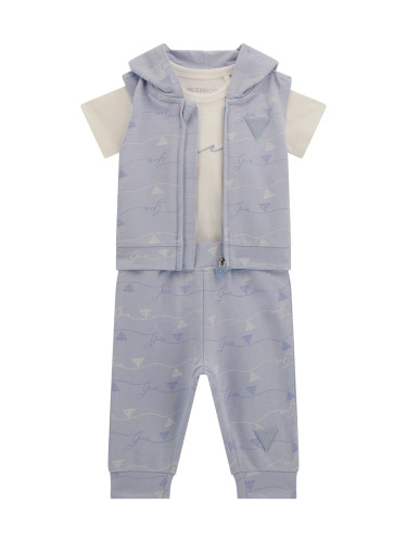 Бебешки комплект от три части с елече Guess