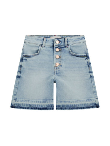 Детски къси дънки от светъл деним Guess
