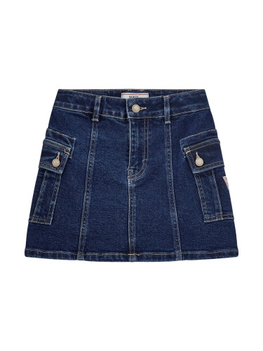 Дънкова пола със странични джобове Guess