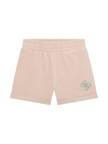 Спортен къс детски светлорозов панталон Guess