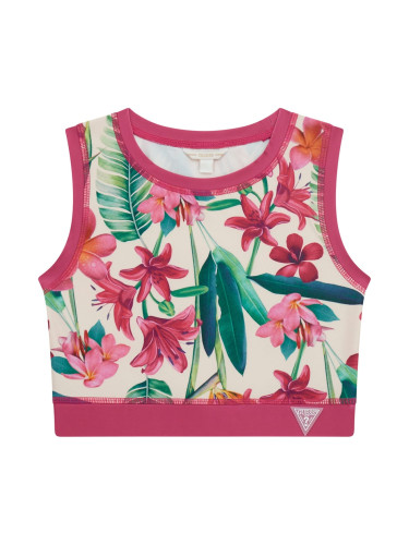 Флорален детски къс топ Guess