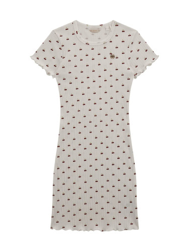 Детска рипсена рокля на райета Guess