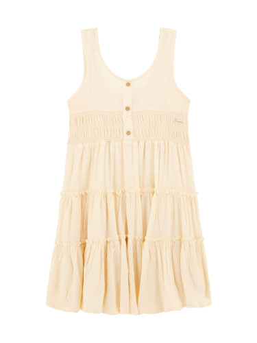 Лятна рокля в цвят екрю Guess