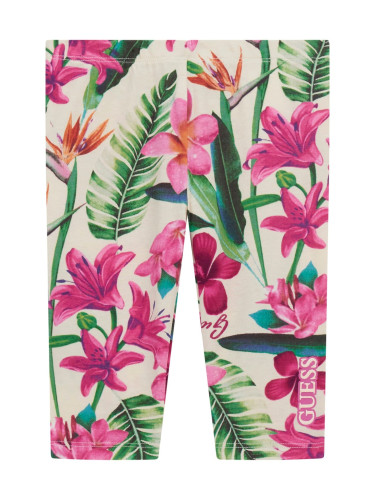 Бебешки клин в светлорозов цвят с цветя Guess