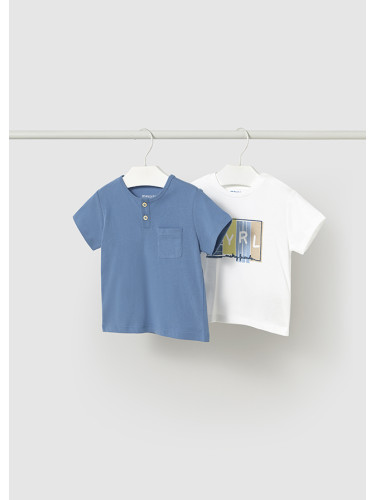 Бебешки комплект от две тениски в син цвят Mayoral