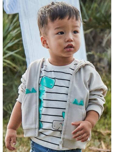 Бебешка блуза на райе в бял цвят  Mayoral