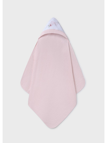 Бебешка хавлия в розов цвят Mayoral