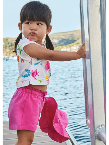 Бебешки комплект от две части в цвят циклама Mayoral