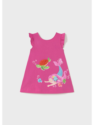Детска рокля в циклама с русалка Mayoral