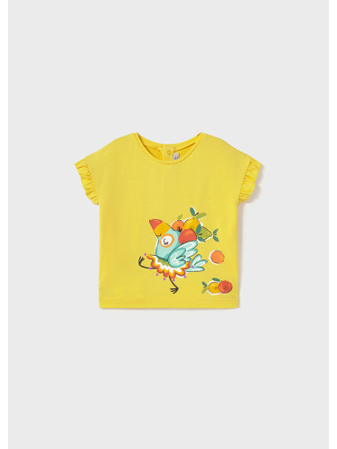 Бебешка блуза Let`s go в жълт цвят Mayoral