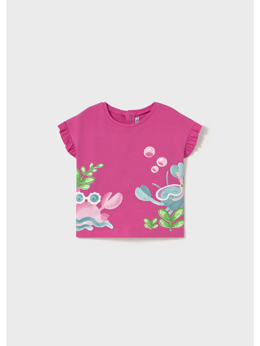 Бебешка блуза Let`s go в циклама Mayoral