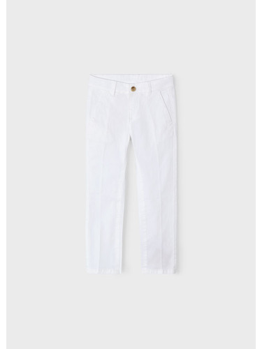 Детски официален панталон в бял цвят Mayoral