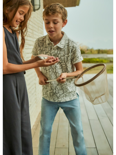 Дънки за момче slim fit в светъл деним Mayoral