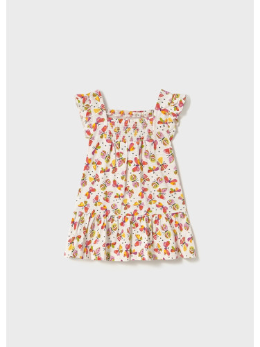 Бебешка цветна рокля с пеперуди Mayoral