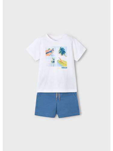 Детски трикотажен комплект от две части в син цвят Mayoral