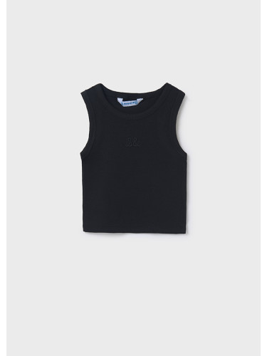 Детски рипсен топ в черен цвят Mayoral