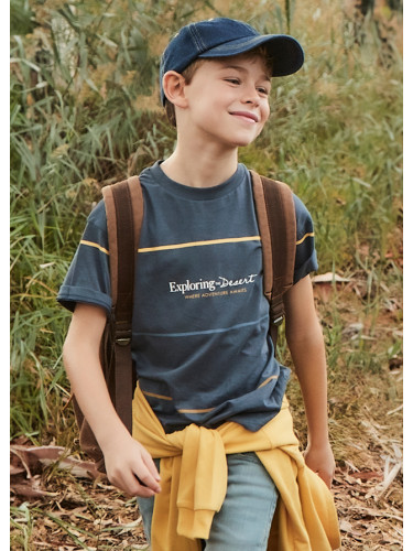 Детска тениска в тъмносин цвят на райе Mayoral