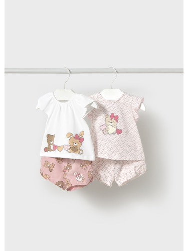 Бебешки комплект от четири части в розов цвят Mayoral