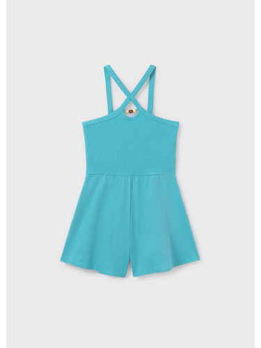 Детски трикотажен гащеризон в тюркоазен цвят Mayoral